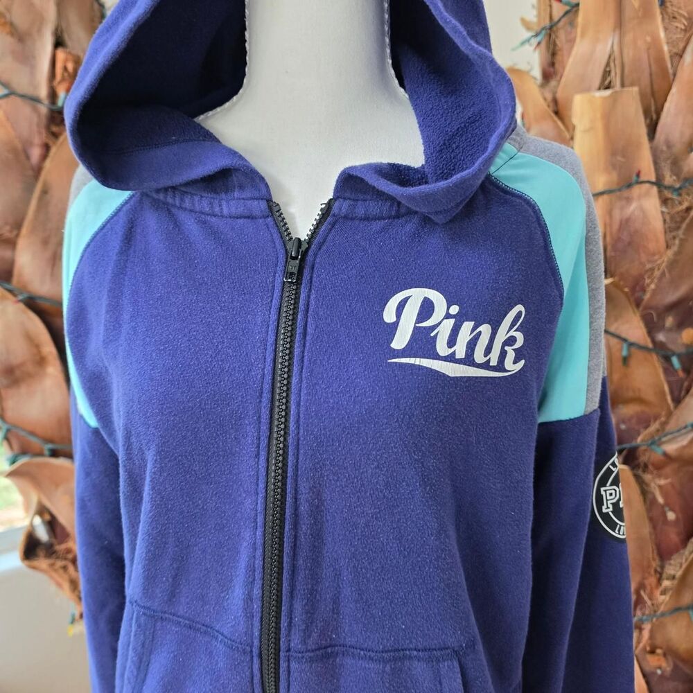 Y2k Victoria's Secret Pink Purple Multi Colored Hoodie